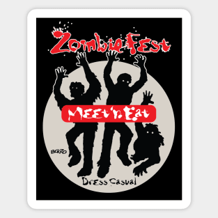 Zombie Fest -1 Magnet